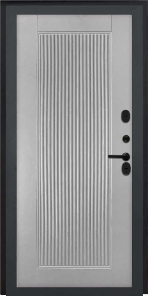 Входная дверь ДвериПРО Берген ПВХ 10мм Астрод Velutto Grigio DPRO196762 внутренняя сторона