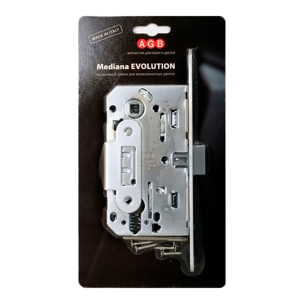 Фото Корпус замка под цил. MEDIANA EVOLUTION B01103.50.34.567 с отв. планкой B01000.13 (мат хром)