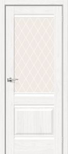 Межкомнатная дверь Прима-3 White Dreamline BR4107