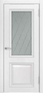 Межкомнатная дверь Лу-162 (белый эмалит)